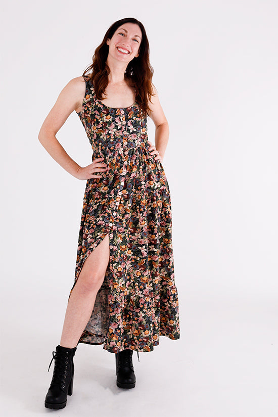 Shay Maxi Dress Pattern - Chalk + Notch