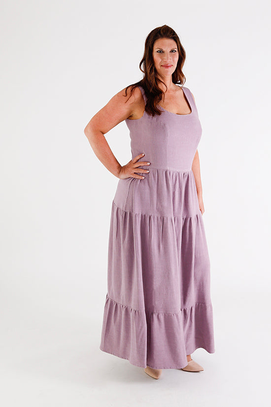 Shay Maxi Dress Pattern - Chalk + Notch