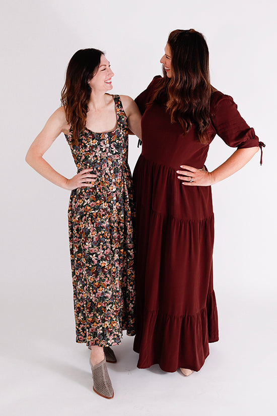 Shay Maxi Dress Pattern - Chalk + Notch