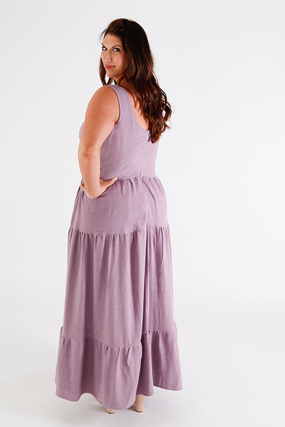 Shay Maxi Dress Pattern - Chalk + Notch