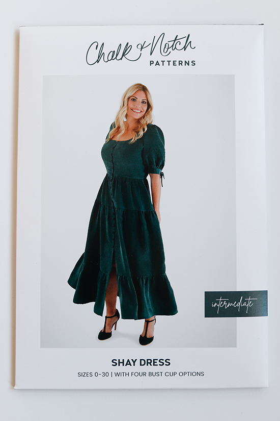 Shay Maxi Dress Pattern - Chalk + Notch