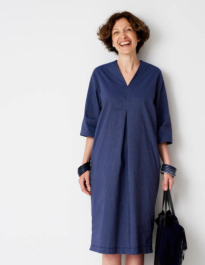 The V-Neck Shift Dress  - PDF Pattern - The Makers Atelier