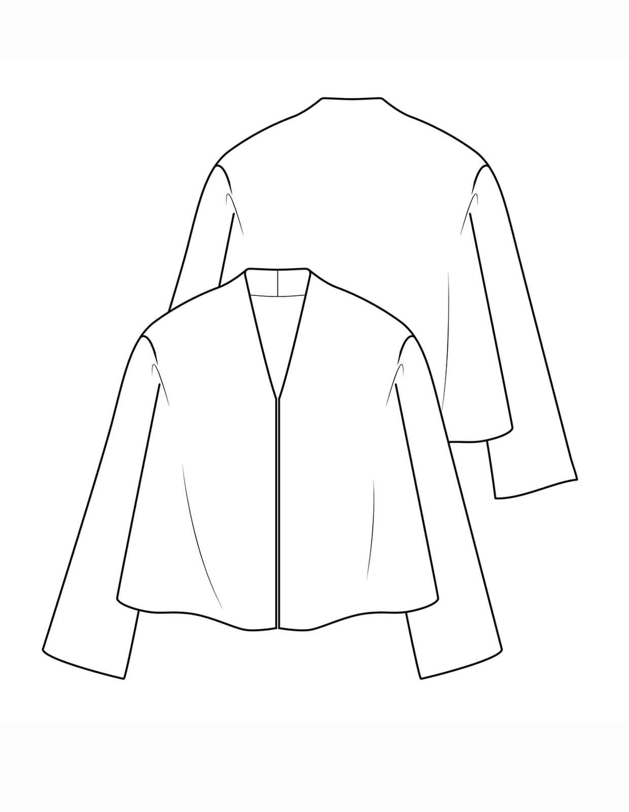 The Swing Jacket - PDF Pattern - The Makers Atelier