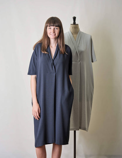 The Shawl Collar Dress - PDF Pattern - The Makers Atelier