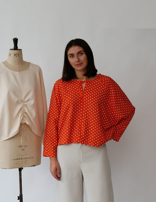 The Tie Detail Top - PDF Pattern - The Makers Atelier