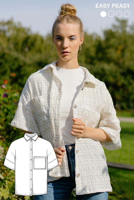 The Gloria Blouse - Paper Sewing Pattern - Juliana Martejevs