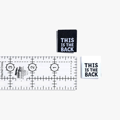 "THIS IS THE BACK" v.2 Woven Label Pack - Kylie And The Machine