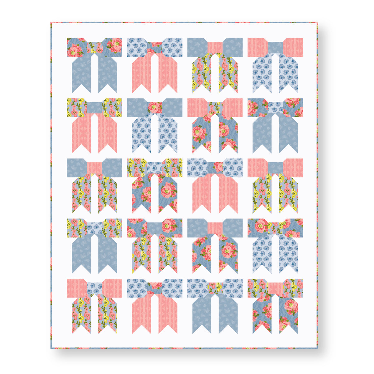 Birds Of A Feather - Turquoise - Paint-By-Number Garden Party - Elle Crée - Cloud 9 Fabrics - Poplin