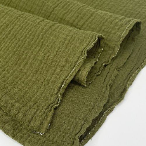 Organic Cotton Double Gauze - Moss