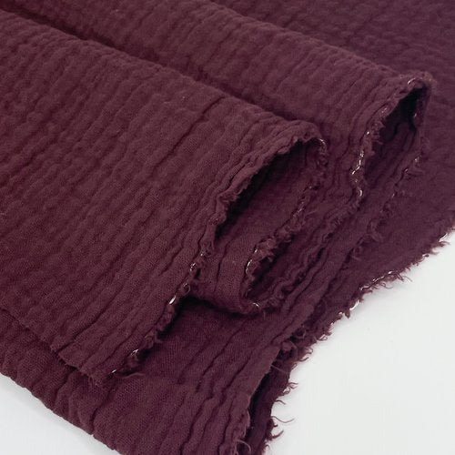 Organic Cotton Double Gauze - Mulberry