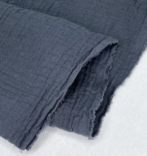 Organic Cotton Double Gauze - Smoke