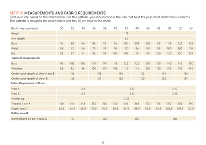 Abby Dress Paper Pattern - Wardrobe by Me - Simplifi Fabric