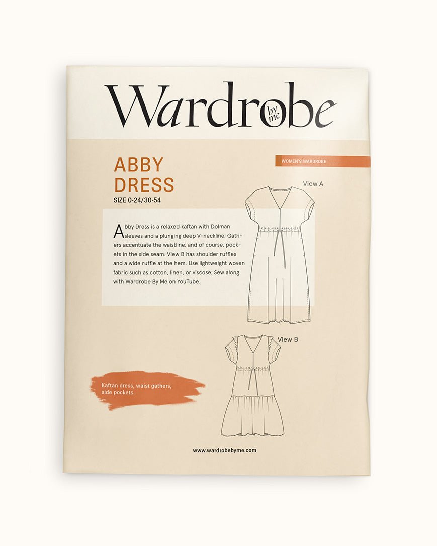 Abby Dress Paper Pattern - Wardrobe by Me - Simplifi Fabric