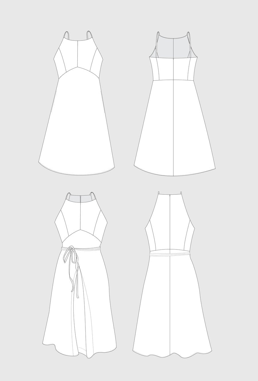 Acton Dress Pattern - In The Folds - Simplifi Fabric