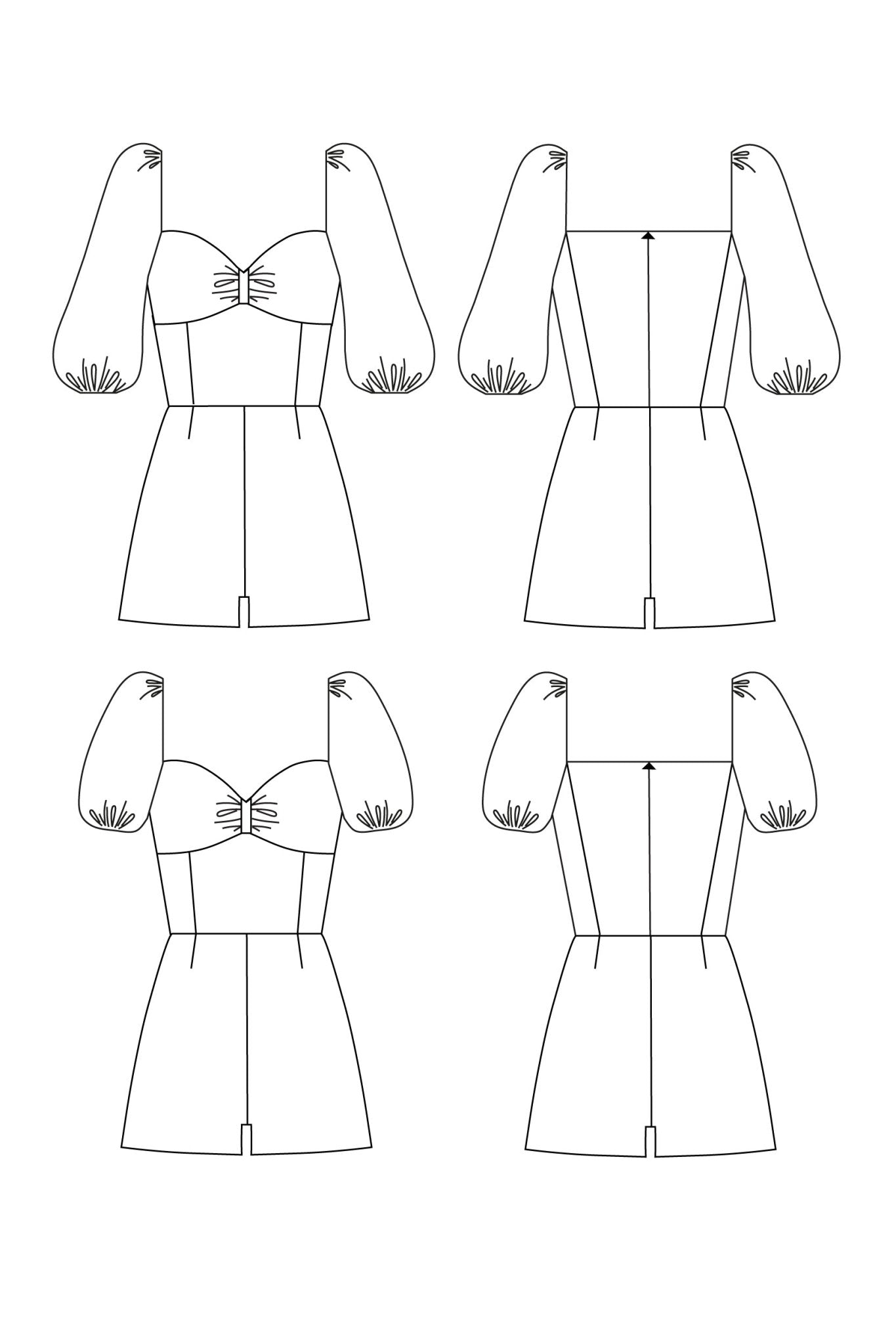 Adele Jumpsuit PDF Pattern - Sew Love Patterns - Simplifi Fabric