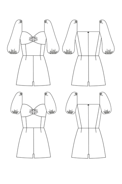 Adele Jumpsuit PDF Pattern - Sew Love Patterns - Simplifi Fabric