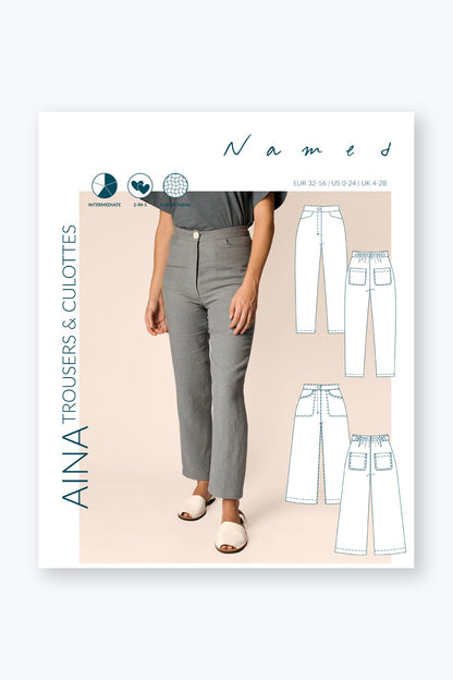 Aina Culottes - Named Clothing - Sewing Pattern - Simplifi Fabric