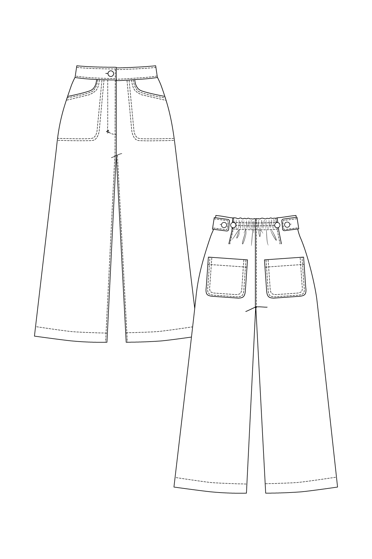 Aina Culottes - Named Clothing - Sewing Pattern - Simplifi Fabric