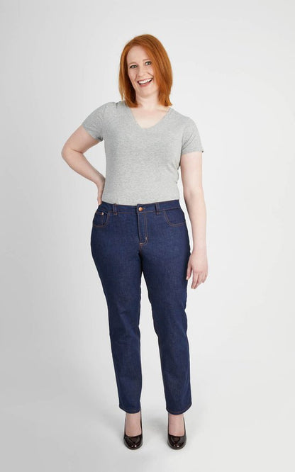 Ames Jeans Paper Pattern - Cashmerette - Simplifi Fabric