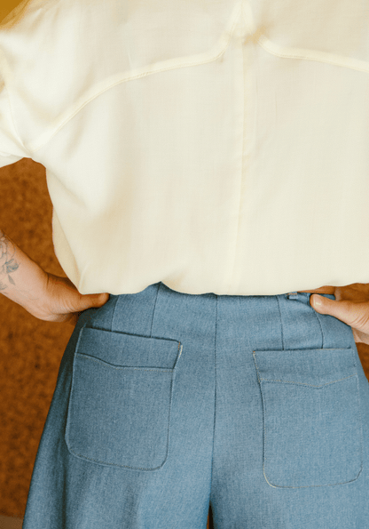 Andrea Trousers Paper Sewing Pattern - Maison Fauve - Simplifi Fabric