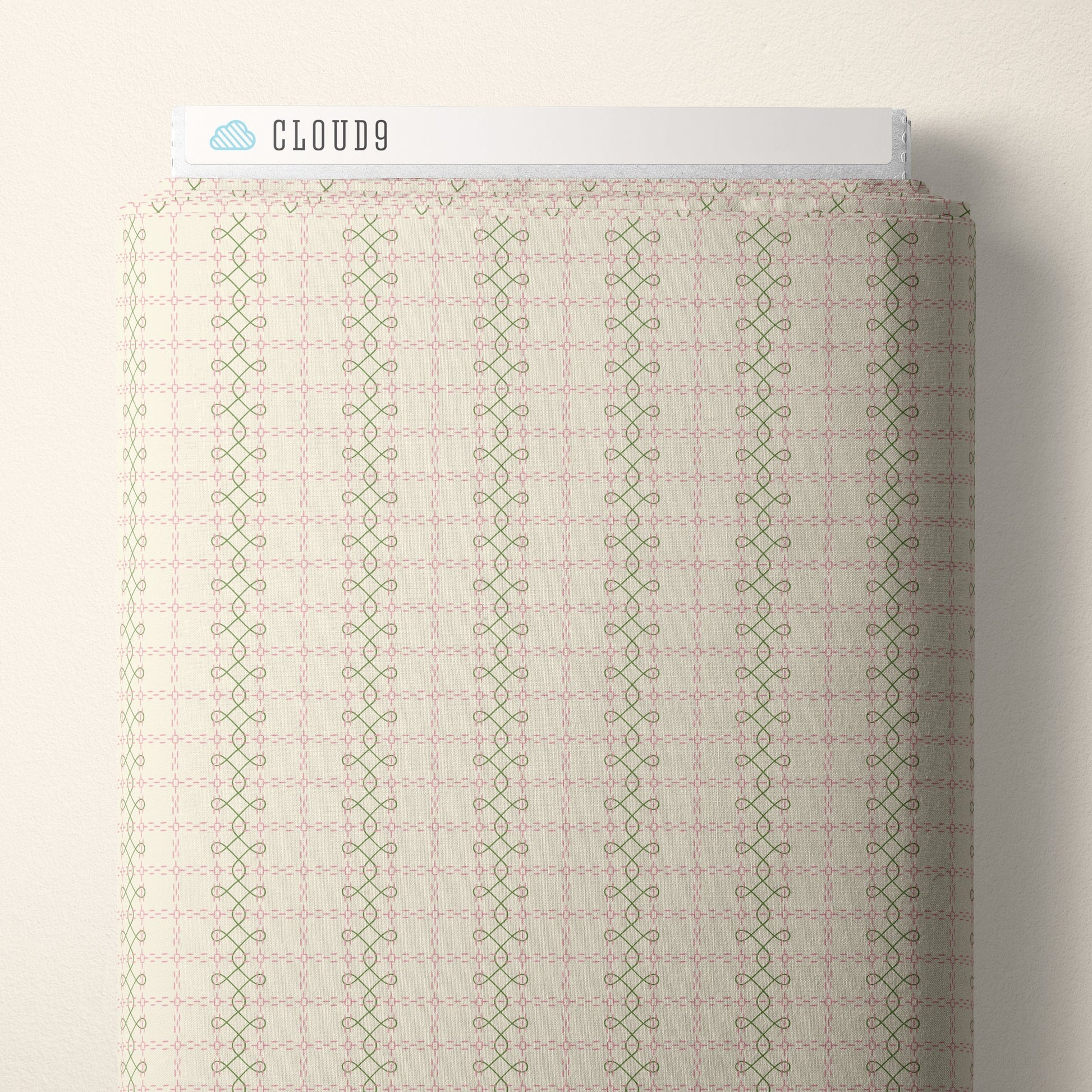 Antique Embroidery - Pink - Summer Garden - House Of Haricot - Cloud 9 Fabrics - Poplin - Simplifi Fabric