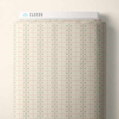 Antique Embroidery - Pink - Summer Garden - House Of Haricot - Cloud 9 Fabrics - Poplin - Simplifi Fabric