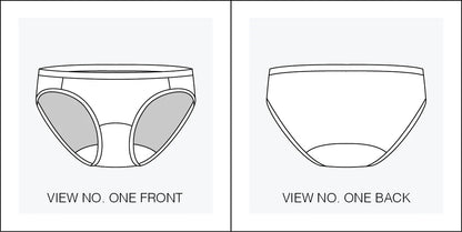 Arccos Undies - Paper Sewing Pattern - Sophie Hines - Simplifi Fabric