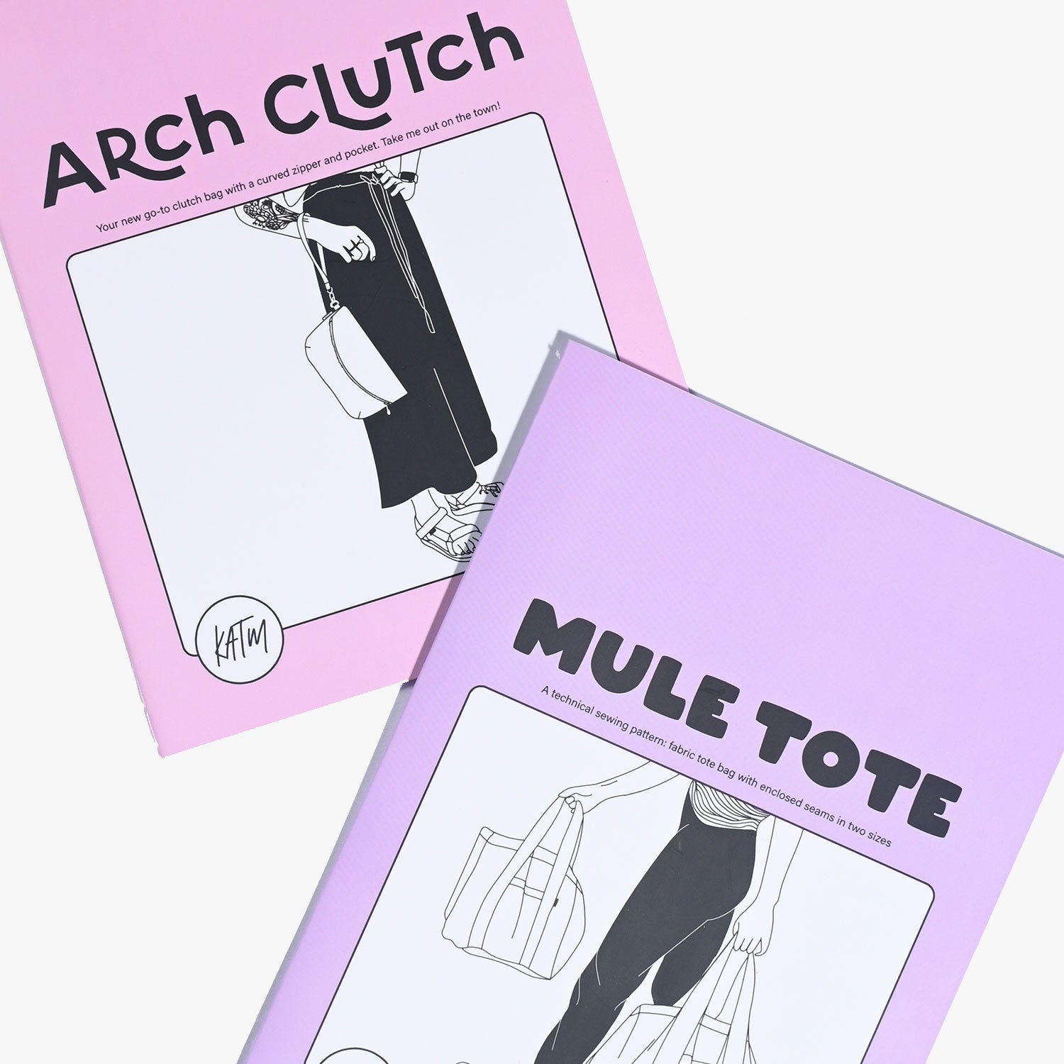 Arch Clutch - Paper Sewing Pattern - Kylie And The Machine - Simplifi Fabric