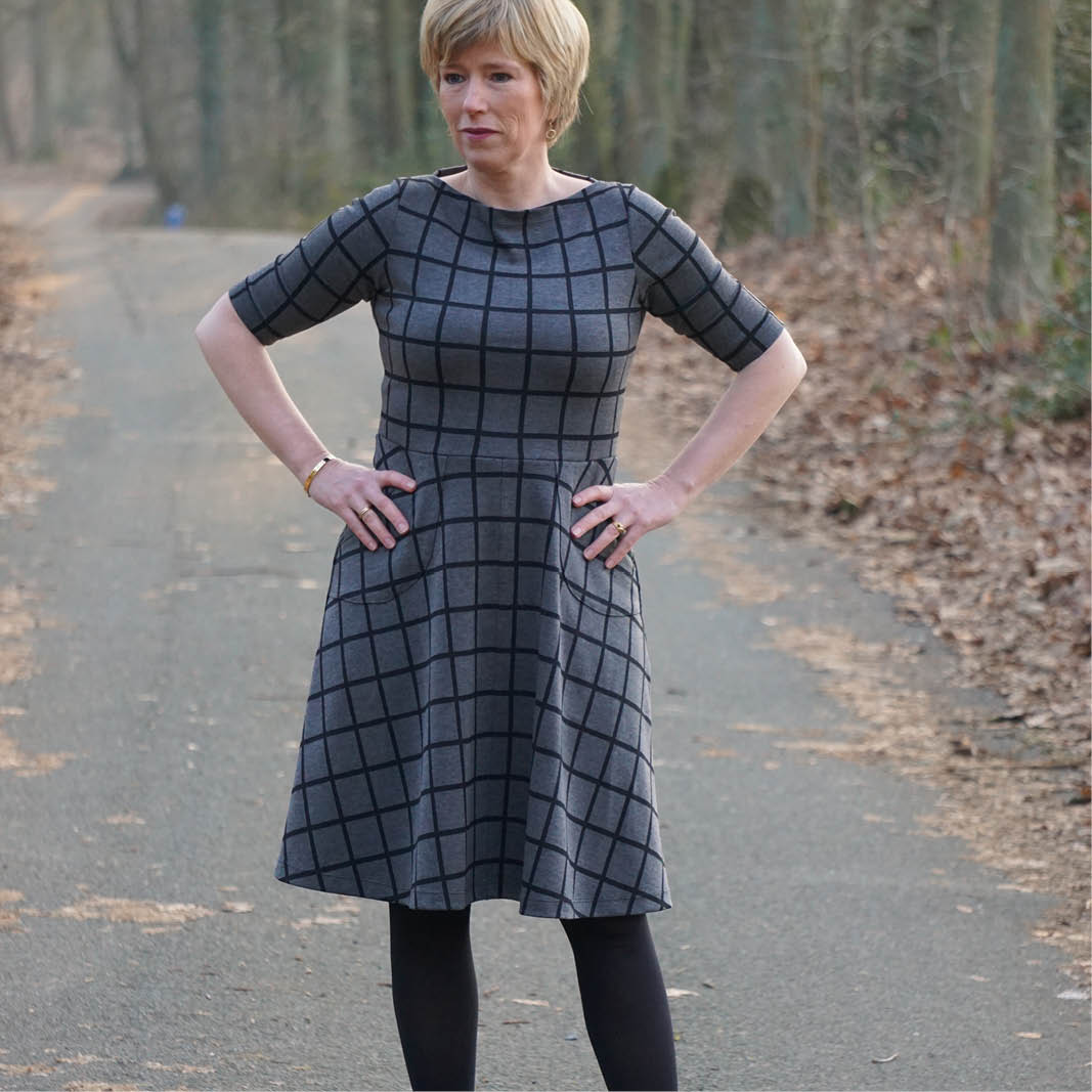 Asta Dress Womens Paper Pattern - Wardrobe by Me - Simplifi Fabric