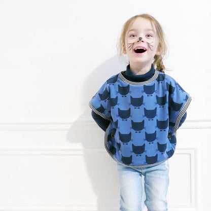 Aster Ponchos Sewing Pattern - Kids 3/12Y - Ikatee - Simplifi Fabric