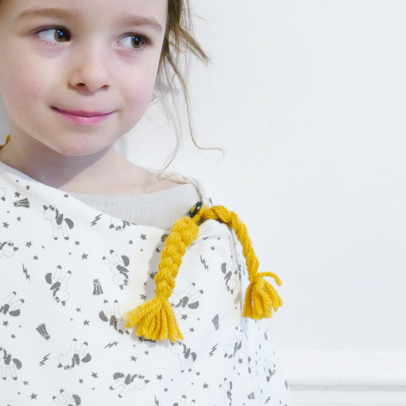 Aster Ponchos Sewing Pattern - Kids 3/12Y - Ikatee - Simplifi Fabric