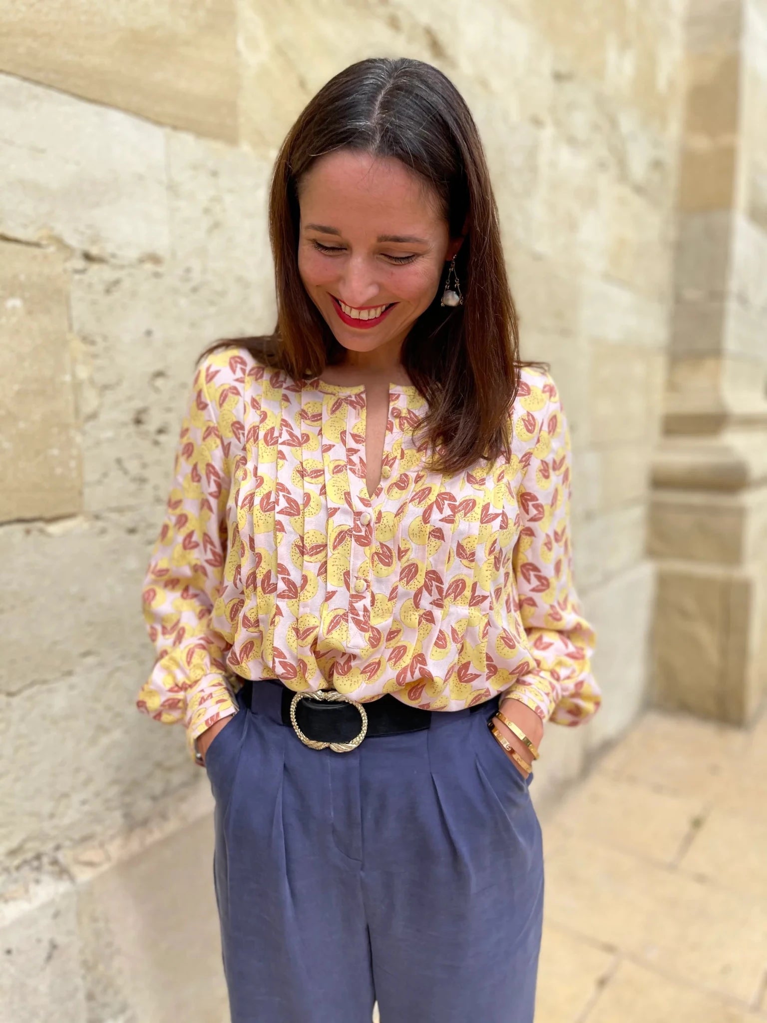 Atlas Shirt Dress Blouse Paper Sewing Pattern - Maison Fauve - Simplifi Fabric