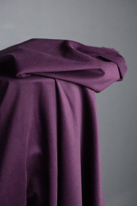 Aubergine Cotton Corduroy 14 Wale - Merchant & Mills - Simplifi Fabric