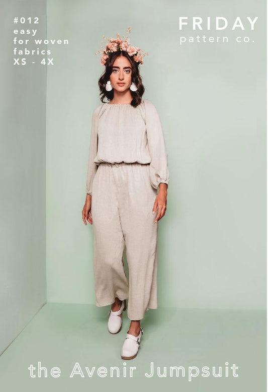 Avenir Jumpsuit Pattern - Friday Pattern Company - Simplifi Fabric