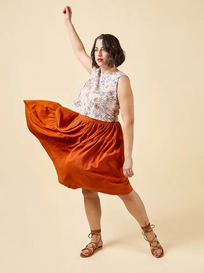 Azure Dress, Skirt & Top Pattern - Closet Core Patterns - Simplifi Fabric