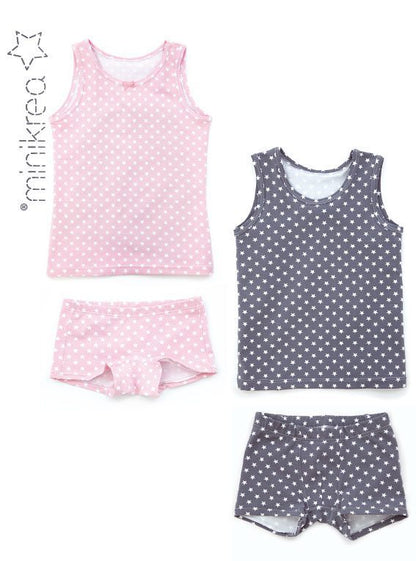 Baby / Kids Underwear - Minikrea - Pattern - 2 - 12 Years - Simplifi Fabric