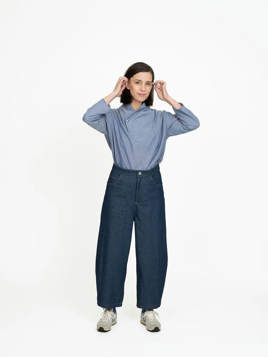 Barrel Leg Trousers Pattern - The Assembly Line