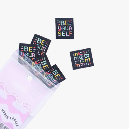 "Be Yourself" KATM x Brook Gossen Woven Labels - Kylie And The Machine - Simplifi Fabric