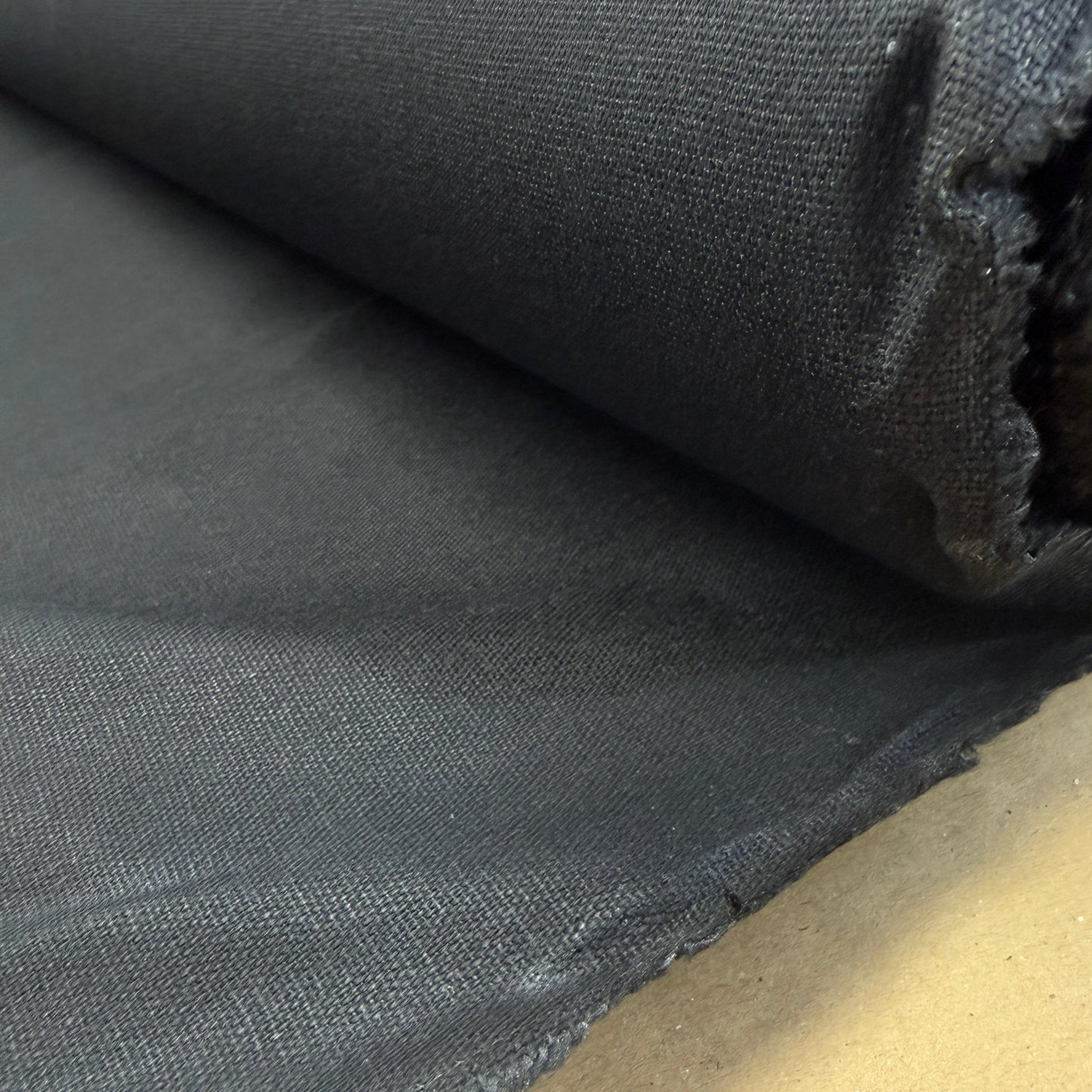 Bees Waxed 100% Cotton Canvas 10 oz - Jet Black - Simplifi Fabric