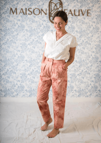 Belem Trousers Paper Sewing Pattern - Maison Fauve - Simplifi Fabric