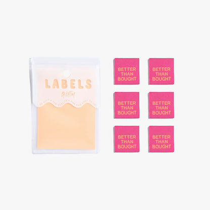 "BETTER THAN BOUGHT" Woven Label Pack - Kylie And The Machine - Simplifi Fabric