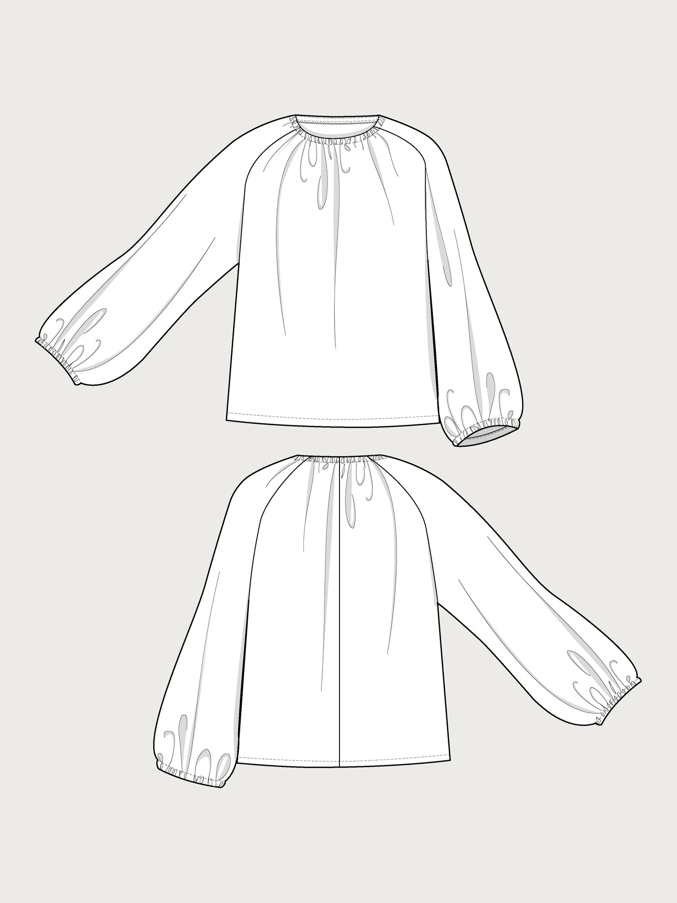 Billow Blouse Pattern - The Assembly Line - Simplifi Fabric