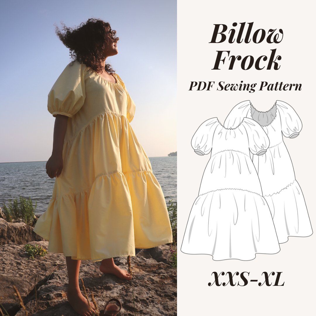 Billow Frocks PDF Pattern - Lydia Naomi - Simplifi Fabric