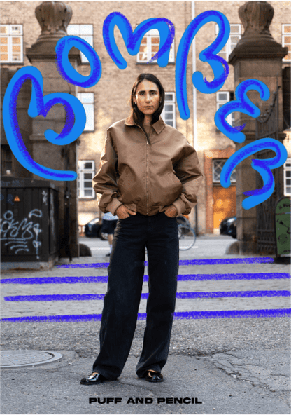 Bomber Jacket - Paper Sewing Pattern - Puff And Pencil - Simplifi Fabric