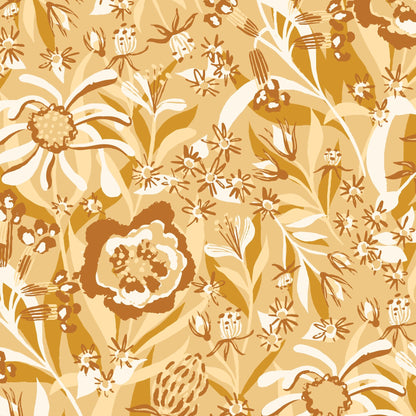 Bouquet - Pale Orange - Kindred Comforts - Tanya Celia - Cloud 9 Fabrics - Poplin - Simplifi Fabric