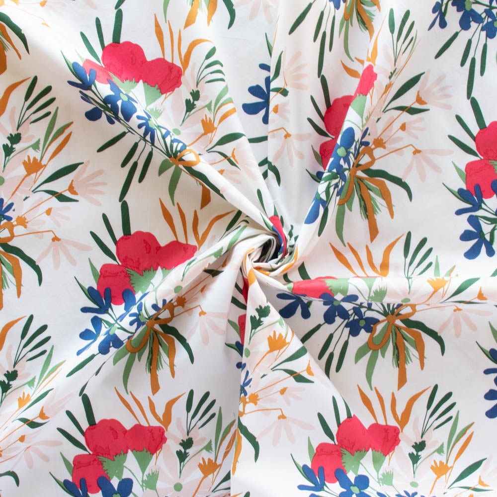 Bouquet - Wild Fronds Meadow by Kate Capone - Birch Fabrics - Poplin - Simplifi Fabric