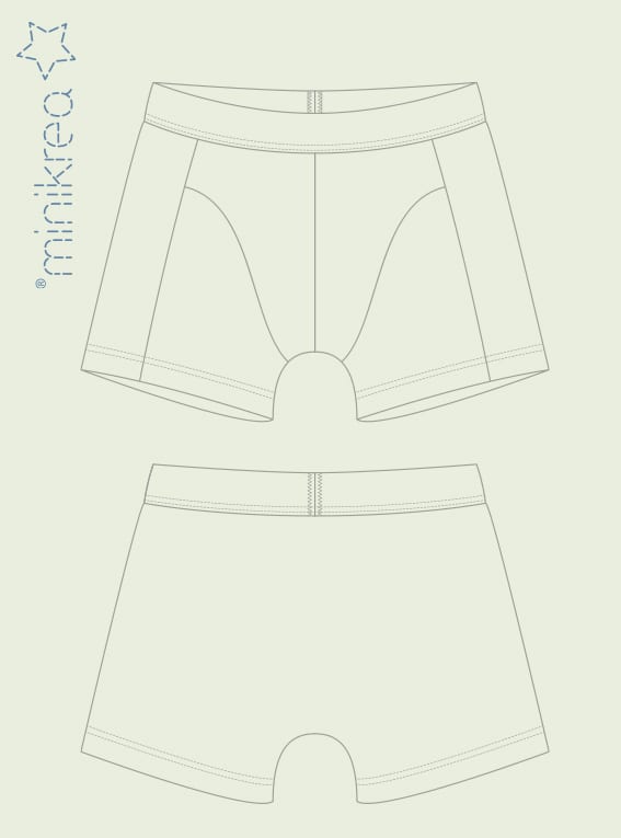 Boxershorts - Minikrea - Pattern - Kids & Mens - Simplifi Fabric