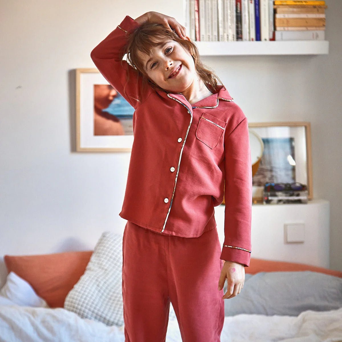 BUDAPEST Pajamas Sewing Pattern - Kids 3/12Y - Ikatee - Simplifi Fabric