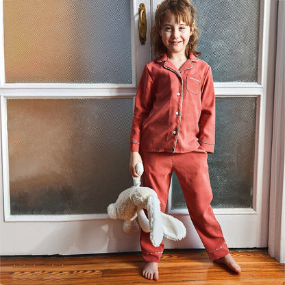 BUDAPEST Pajamas Sewing Pattern - Kids 3/12Y - Ikatee - Simplifi Fabric