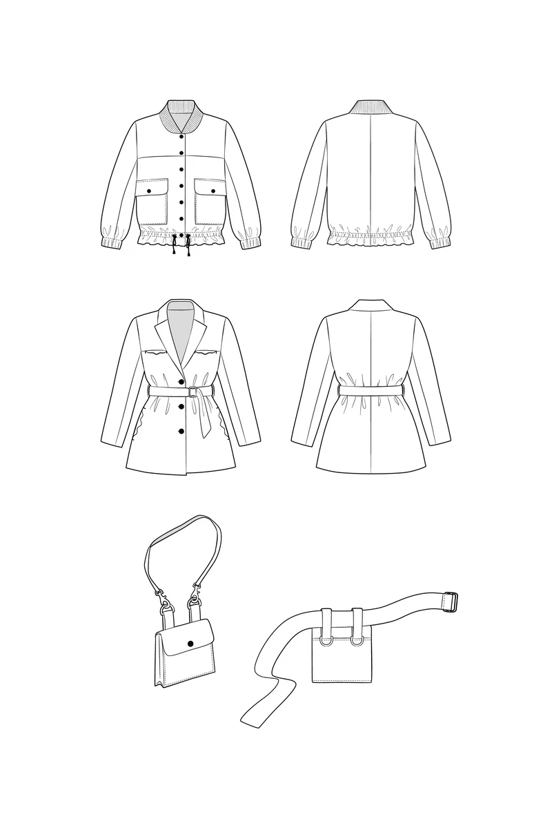 Building The Pattern - Sew Your Own Capsule Wardrobe Book - Named Clothing - Simplifi Fabric